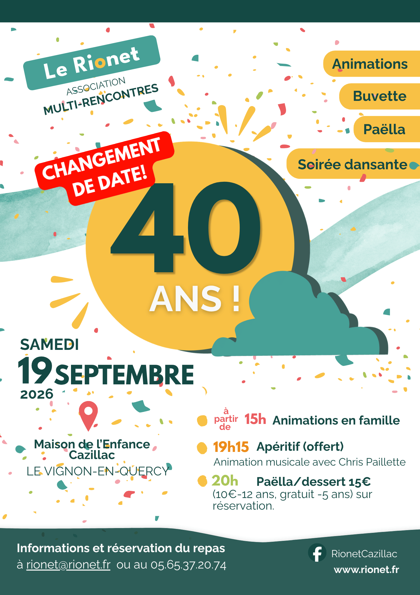 affiche de l'événement